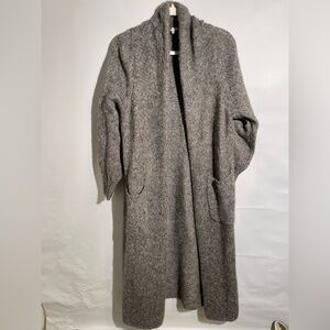 Z Supply Heathered Gray Long Knit Sweater